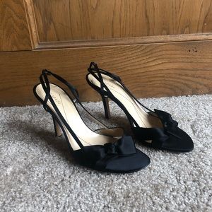 Kate Spade vintage bow kitten heels